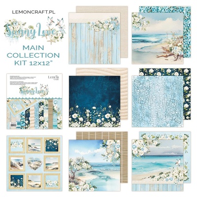 Набiр паперу для скрапбукiнгу Lemoncraft - Sunny Love, 30.5x30.5см