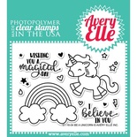 Акриловый штамп Avery Elle - Be A Unicorn Clear Stamps