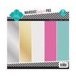 Набір термотрансферних плит від Heidi Swapp - Glitter Paper Pad 8.5", 20 аркушів, 5 кольорів.