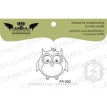 Акриловый штамп Lesia Zgharda FA092 Совенок, 2,5*2,5 см.