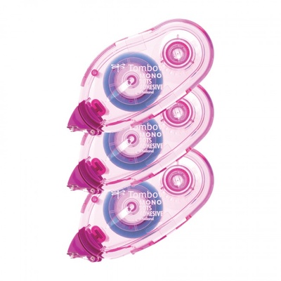 Набор сменных картриджей для клеевого диспенсера Tombow Permanent Mono Adhesive Dots, 9.5 мм, 12 м, 3 штуки