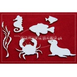 Чипборд Scrapiniec - Водний світ, 17 елементів