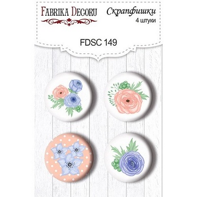 Набір скрап-фішок Фабрика Декору з 4 шт. No 149