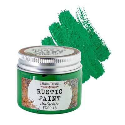 Фарба рустик, колір Малахіт, ТМ Фабрика Декору