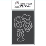 Набор лезвий Gerda Steiner Designs - Holiday Friends 4x6 Die Set