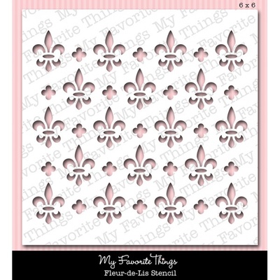 Маска My Favorite Things - Stencil MPD Fleur-de-Lis, 15х15 см.