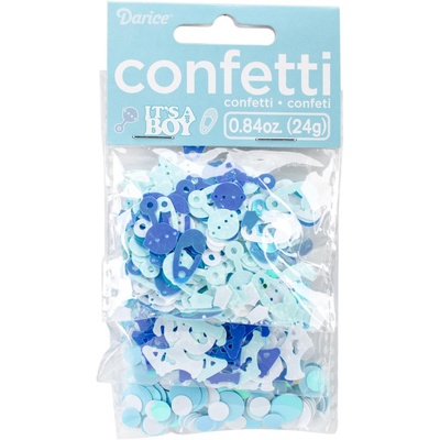 Набор для декорирования от Darice - пайетки и конфетти - Confetti Pink Baby Shower/Boy
