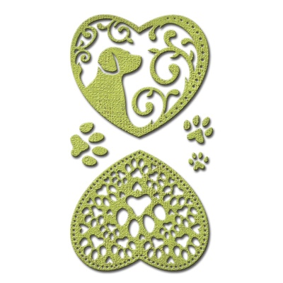 Ножи от Spellbinders – Pawing Around (Dog)