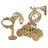 3D Заготовка фигурки для оформления шедоубокса №58, ТМ Фабрика Декора