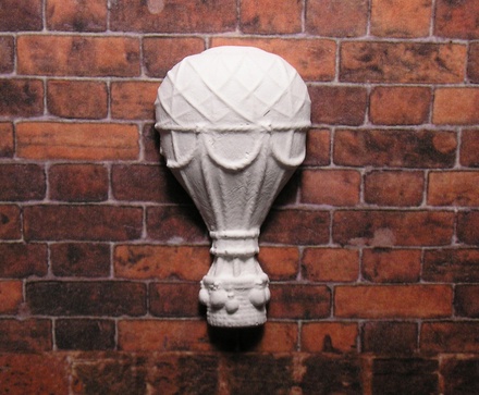 Гіпсова прикраса від E.В.A - Повітряна куля, 3.8x2см