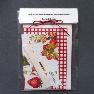 Набір для виготовлення листівки для початківців "Літня"