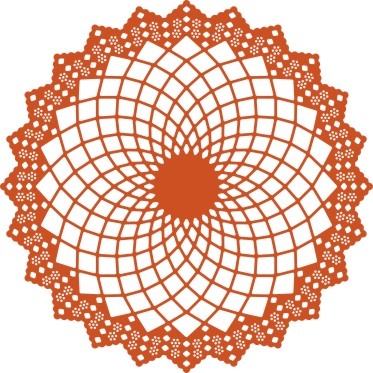 Лезвие Large Sunflower Doily от Cheery Lynn Designs