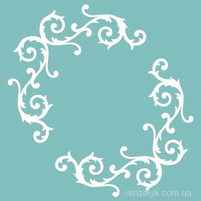 Чипборд від Вензелик - куточки 08, 85х86 мм, розмір: 85х86 мм