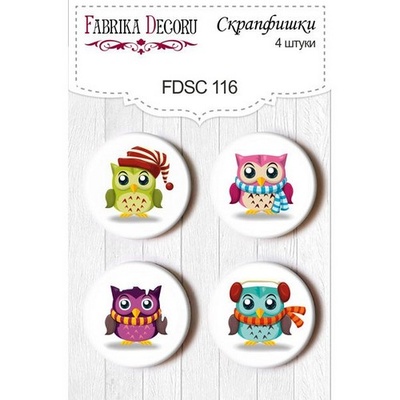 Набор скрапфишек Фабрика Декору из 4 шт FDSC 116