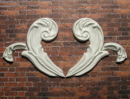 Гіпсові візерунки для декорування від E.В.А. 7,4x5см; 3x1,5см