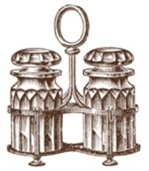 Акриловий штамп K008 «Солонка», розмір 3,4×4,1 см