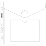 Файл-конверт Project Life by Becky Higgins - 6x6 Small Envelope Pages, з клапаном і застібкою, 1 штука