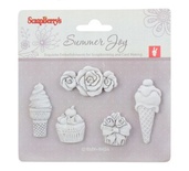 Набір полімерних фігурок від ScrapBerryʼs - Десерт