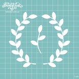 Чипборд від Вензелик - Набір флора 03, розмір: висота 10,5см