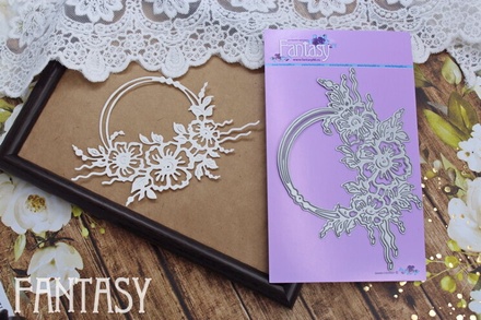 Ножі для вирубки Fantasy рамка «Кущ шипшини» розмір 11.3*7.3 см