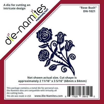 Ножі для вирубки Die - Namites - Rose Bush