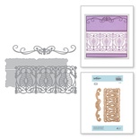 Ножі для вирубки від Spellbinders - Shapeabilities Delicate Tendril Border Etched Dies Vintage Treasures by Becca Feeken