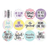 Набір наліпок (стікерів) для журналінгу 1-010, ТМ Фабрика Декору