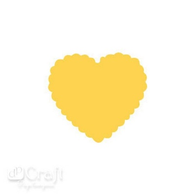 Дірокол фігурний 3,7СМ СЕРЦЕ ОБОРКА, TM dpCraft (Dalprint)