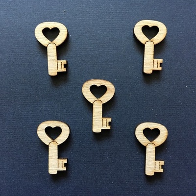 Дерев’яна фігурка WOOD-115 — ключ 1, 1 штука