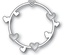 Ніж для вирубки від Poppystamps - Heart Circle
