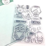 Набор штампов Gerda Steiner - Holiday Friends 4x6 Clear Stamp Set