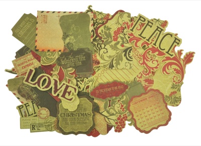 Набір висічок від Kaisercraft - Twig & Berry, 59 шт