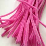 Синільний дріт, колір рожевий, 30 см, 1 штука