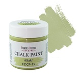 Крейдова фарба Chalk Paint Хакі 50ml, ТМ Фабрика Декору