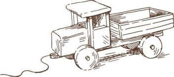 Акриловый штамп Stamp Toy Car 2, размер 4,8 * 2,1  см