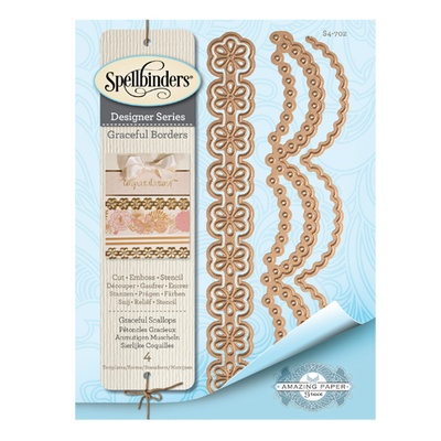 Ножі від Spellbinders — Graceful Scallops
