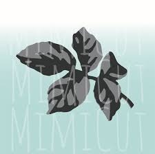 Набор ножей для вырубки «Листья роз» 67x87мм