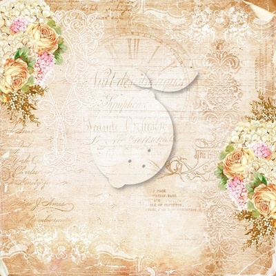 Аркуш двостороннього паперу для скрапбукінгу від LemonCraft - Grow with me me 08