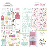 Набір паперу і декору Doodlebug Essentials Page Kit - Made With Love
