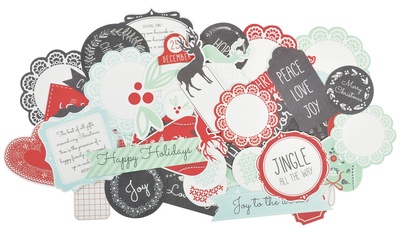 Набір висічок від Kaisercraft - North Pole Collection - Christmas - Collectables - Cut Cardstock North0 шт.