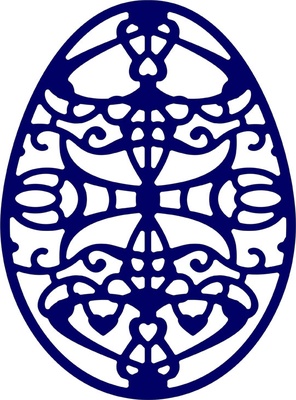 Ніж для вирубки Lace Egg Two від Cheery Lynn Designs