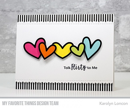 Ніж для вирубки My Favorite Things - Die-namics Lots of Hearts