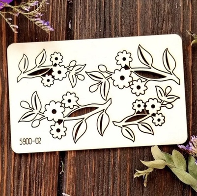 Чипборд набір гілочок з квітами