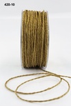 Шнурочок Paper Cord - Natural, колір: коричневий, ширина 2 мм, 90 см