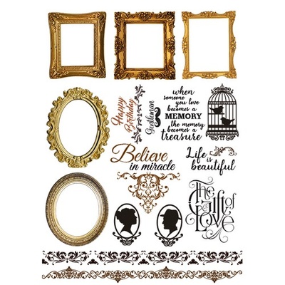 Оверлей - Фабрика Декору - Shabby-memory-2, розмір 20 х 30см