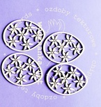 Чипборд від Wycianka — Писанки з квіточками, візерунки 2, 4 шт.
