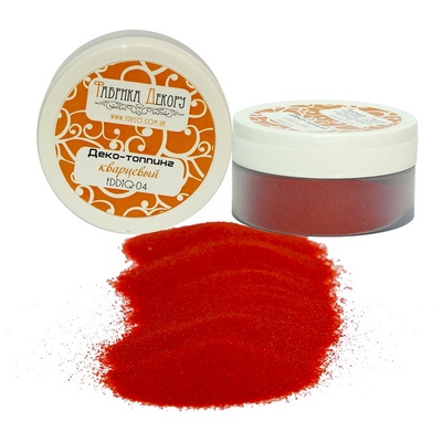 Топінг кварцевий - Фабрика Декору - Червоний мак
