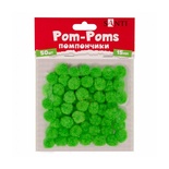 Помпони SANTI салатові 15мм 50 шт.