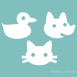 Чипборд від Вензелик - Набір тварин, розмір: 33; 60 мм