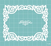 Чипборд от Вензелик - Рамка 100, размер:  78x98  мм